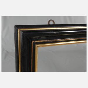 Paar große schwarze Lackleisten