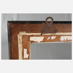 Paar große schwarze Lackleisten