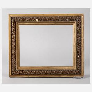 Kleiner Jugendstil-Goldstuckrahmen