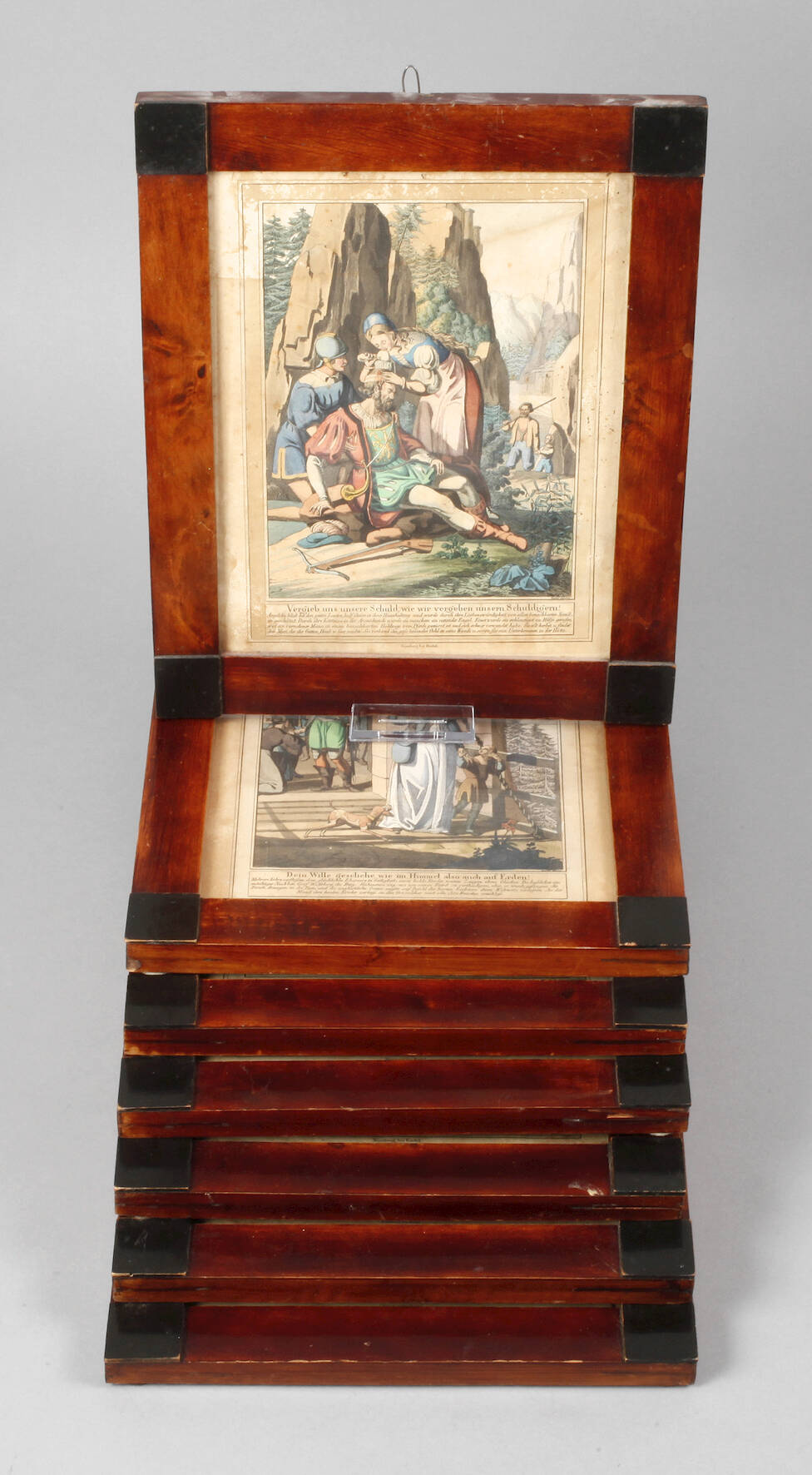 Sieben Biedermeierrahmen