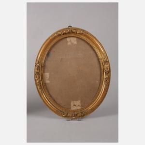 Paar Ovalrahmen um 1870