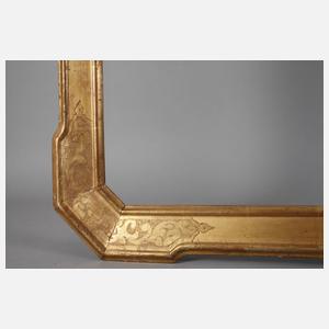 Gepunzter Goldrahmen 19. Jh.