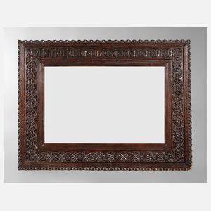 Rahmen mit Kerbschitzerei um 1930