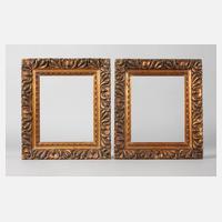 Paar Goldstuckleisten um 1930111