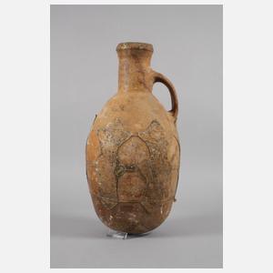 Große Steinzeugflasche