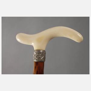 Flanierstock Elfenbein