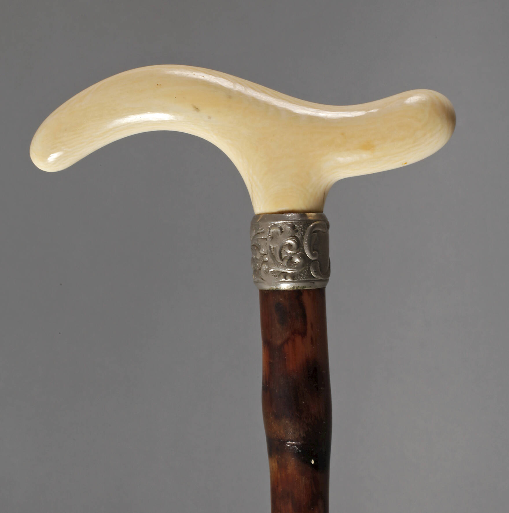 Flanierstock Elfenbein