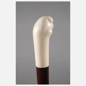 Spazierstock Elfenbein Erotika