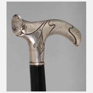 Spazierstock Silber