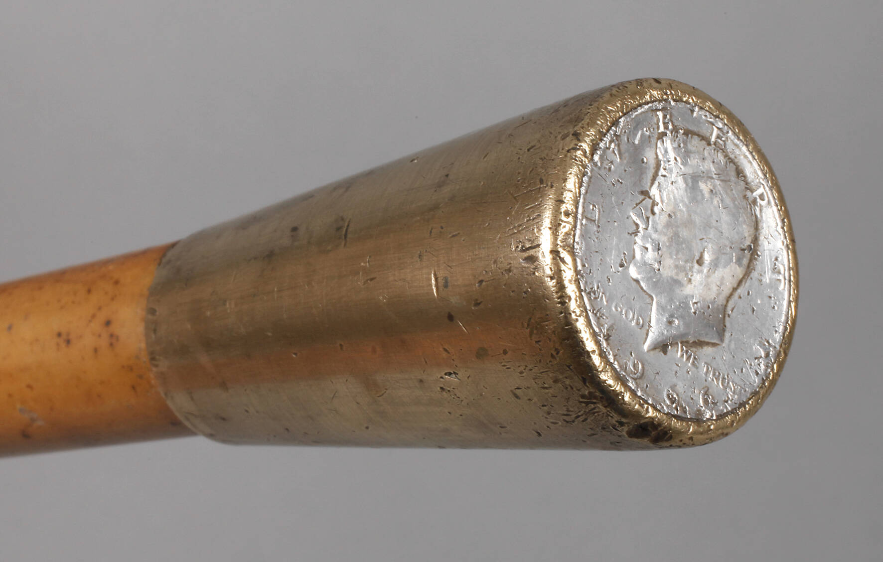 Spazierstock Messing