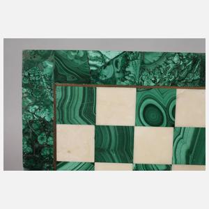 Schachbrett Malachit