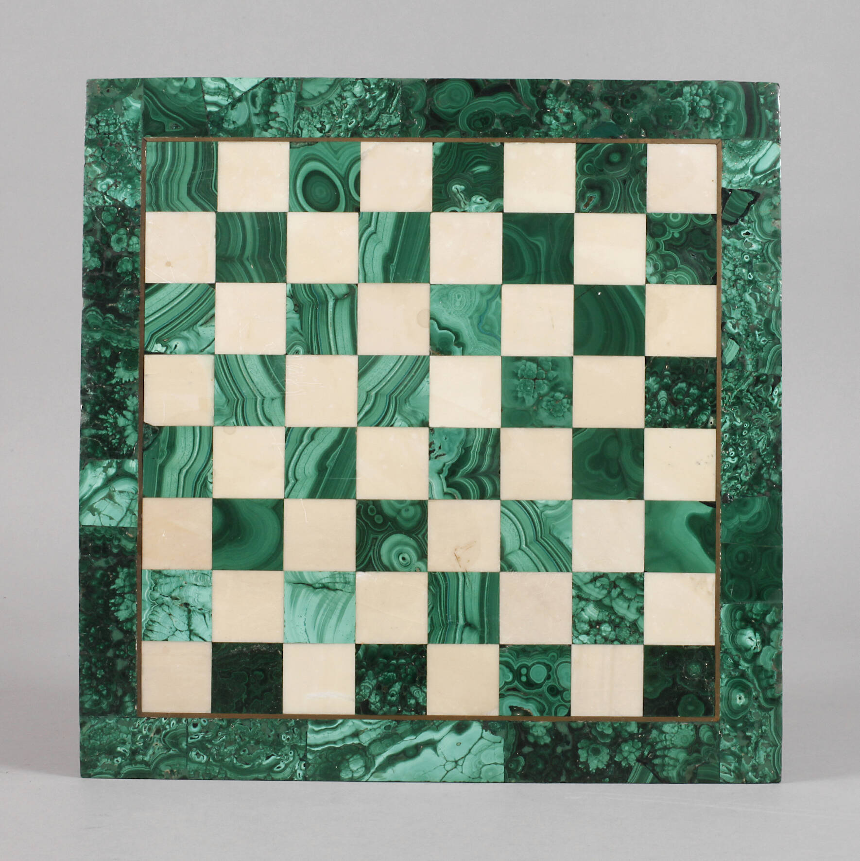 Schachbrett Malachit