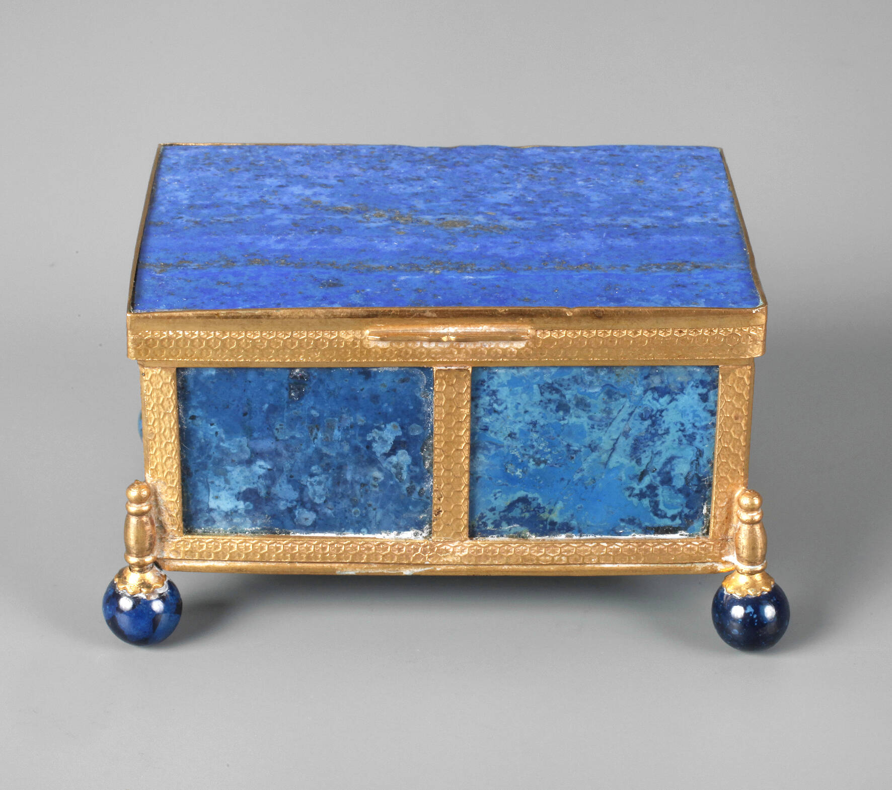 Deckeldose Lapislazuli