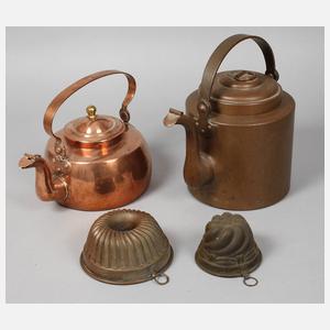 Konvolut Kupfergeschirr