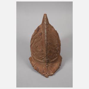 Historismus-Schild und -Helm Lauchhammer