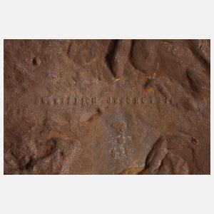 Historismus-Schild und -Helm Lauchhammer