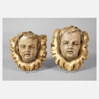 Zwei barocke Puttenköpfe111