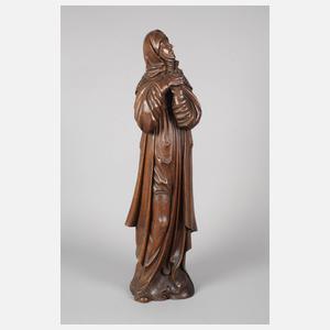 Geschnitzte Heiligenfigur