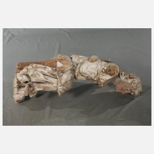 Paar lebensgroße Barockfiguren