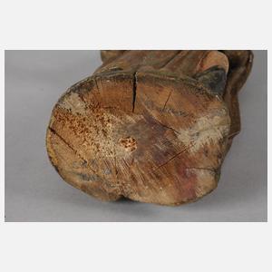 Geschnitzte Heiligenfigur