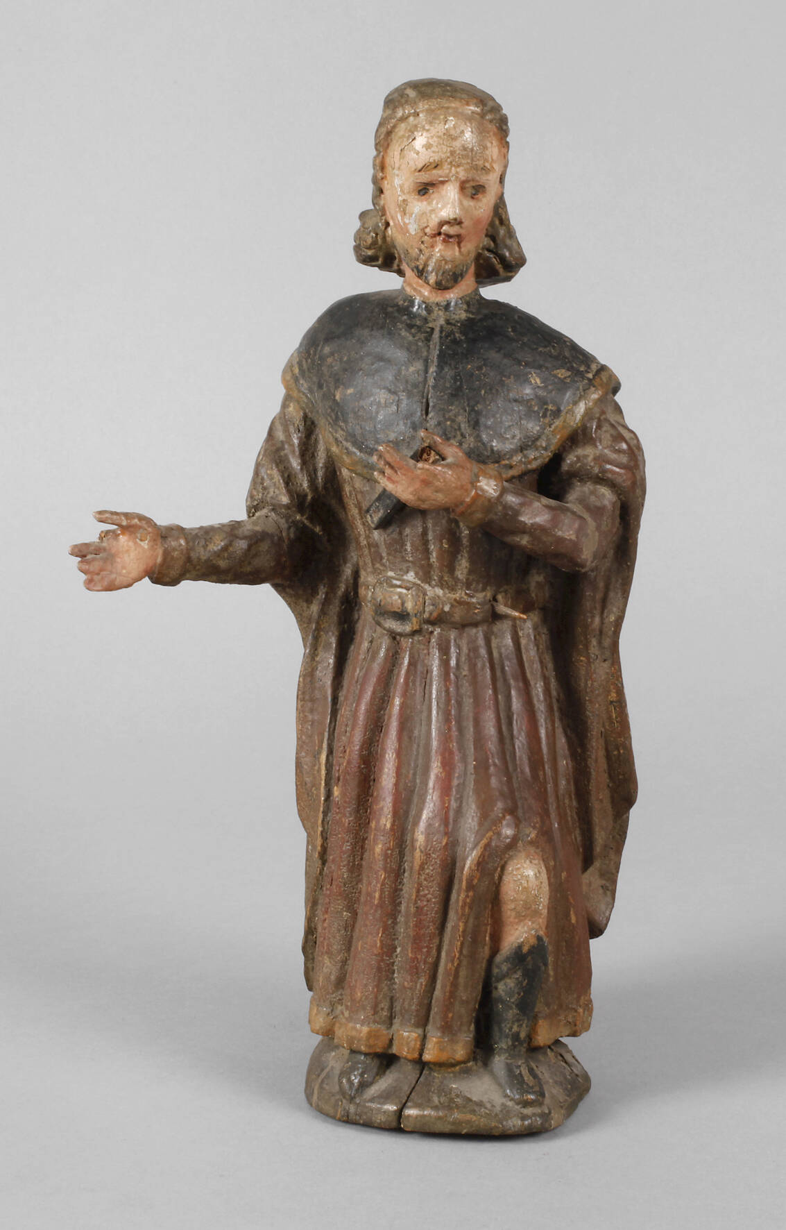 Geschnitzte Heiligenfigur