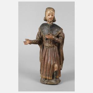 Geschnitzte Heiligenfigur