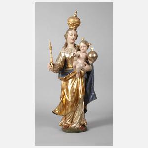 Geschnitzte Marienplastik