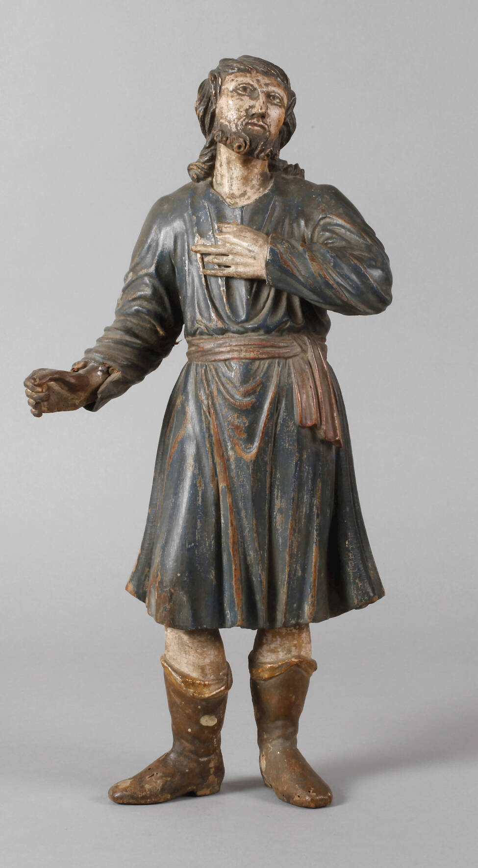 Geschnitzte Heiligenfigur