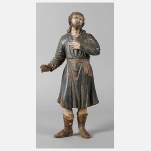 Geschnitzte Heiligenfigur