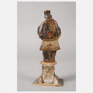 Geschnitzte Heiligenfigur