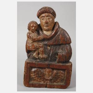 Geschnitzte Heiligenfigur
