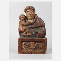 Geschnitzte Heiligenfigur111