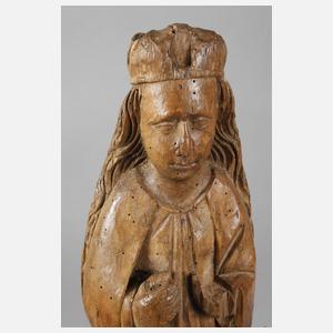 Geschnitzte Madonna