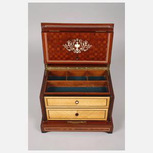 Intarsierte Schmuckschatulle