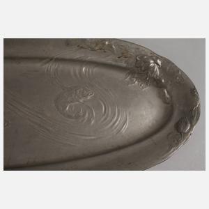 Große Fischvorlegeplatte Kayserzinn