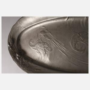 Große Fischvorlegeplatte Kayserzinn