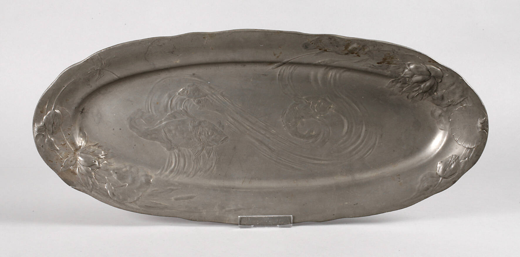 Große Fischvorlegeplatte Kayserzinn