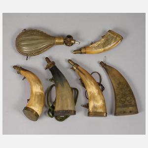 Konvolut Pulverhörner