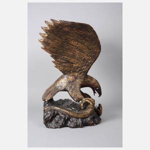 Große figürliche Schnitzerei