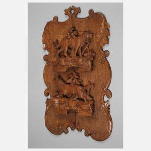 Jagdlicher Zeitungshalter