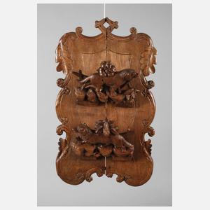 Jagdlicher Zeitungshalter