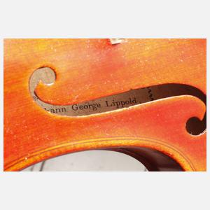 Violine J. G. Lippold im Etui