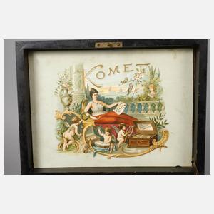 Kleine Plattenspieldose Komet