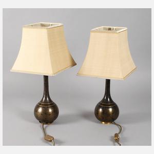 Paar Tischlampen
