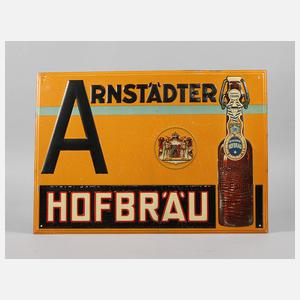 Werbeschild Arnstädter Hofbräu