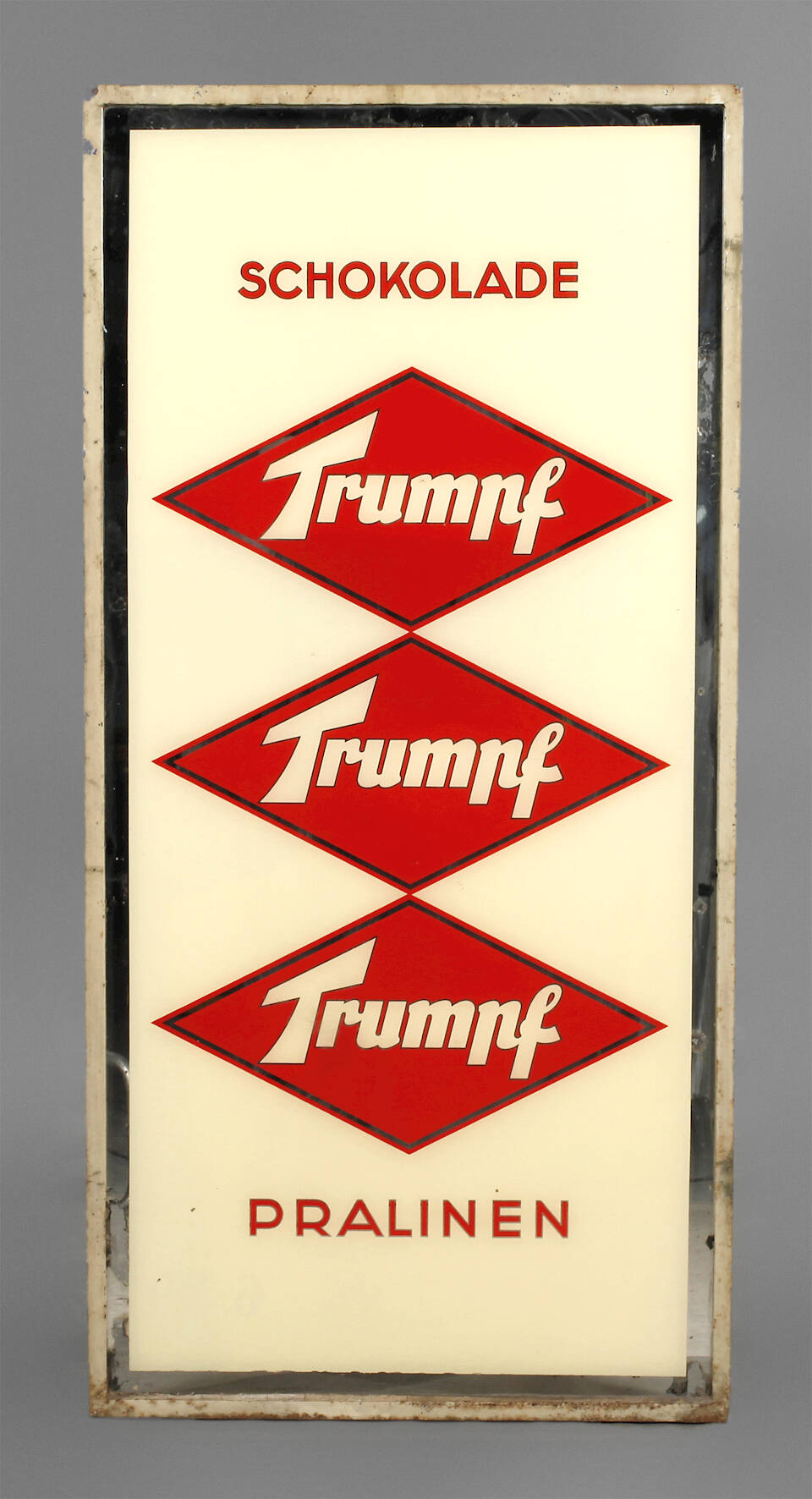Werbeschild Trumpf