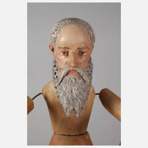 Heiliger Nikolaus als Gliederpuppe