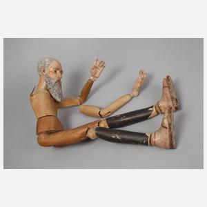 Heiliger Nikolaus als Gliederpuppe