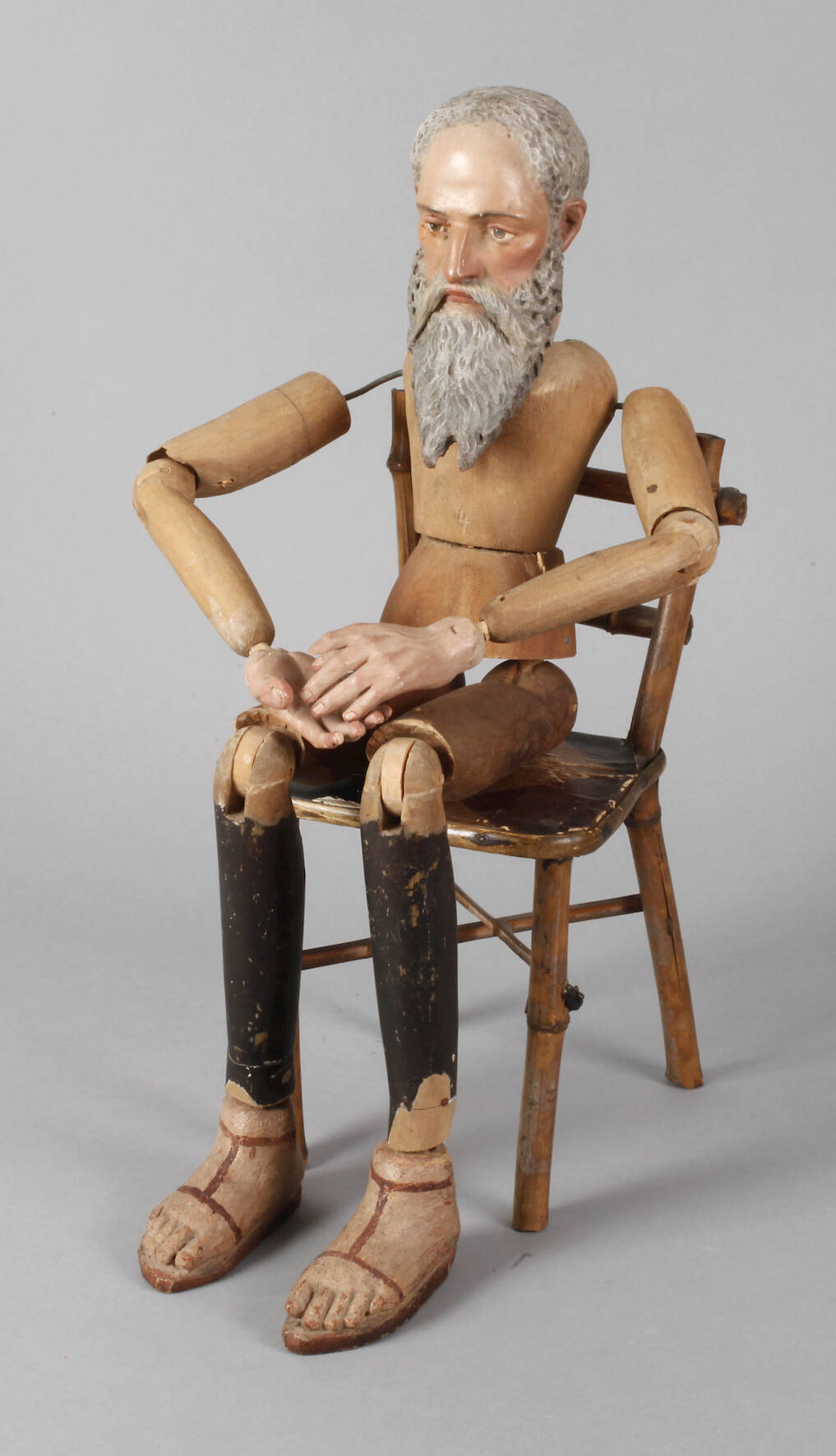 Heiliger Nikolaus als Gliederpuppe