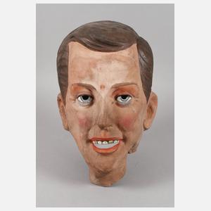 Faschingskopf Pappmaché